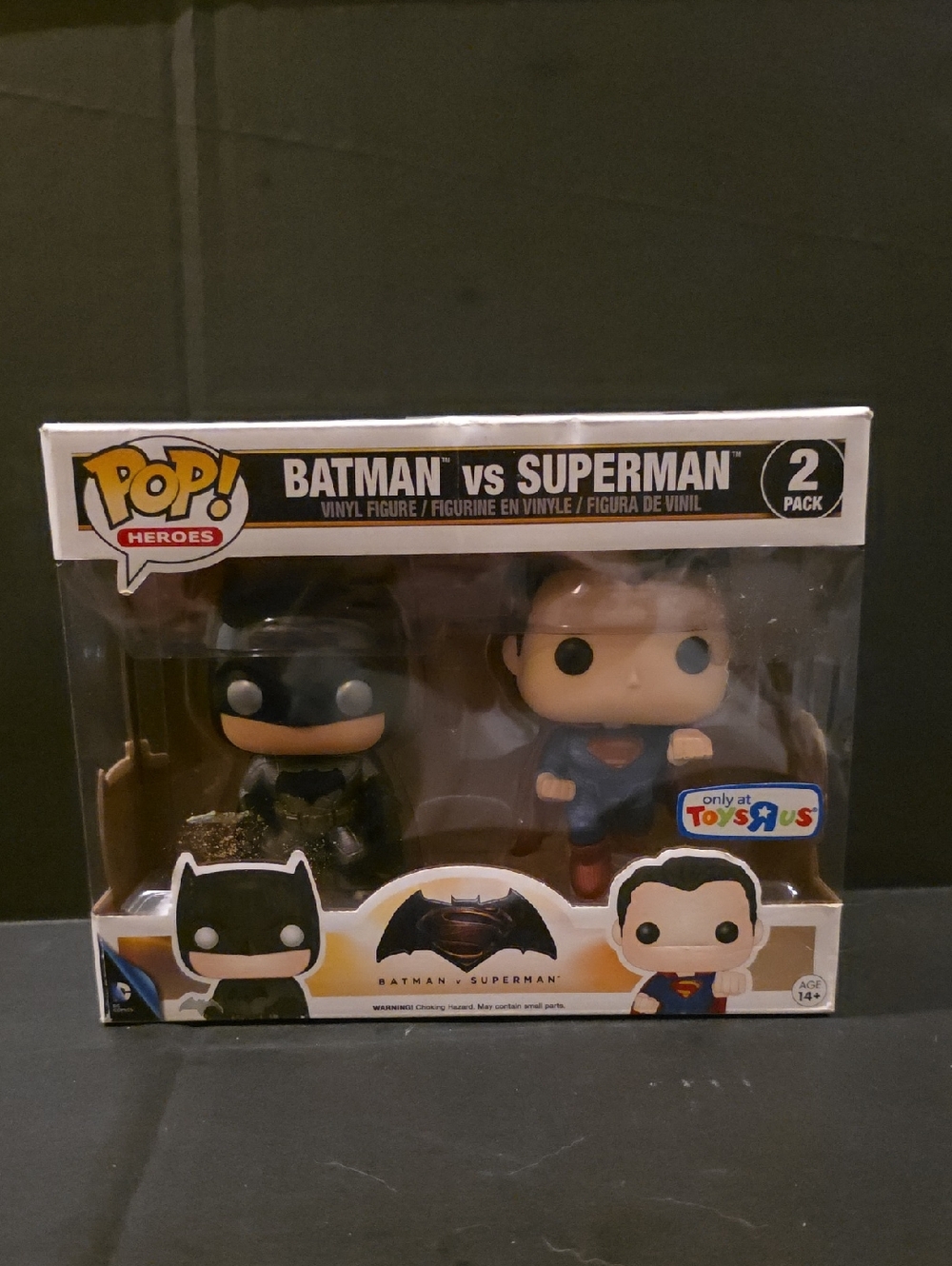 Funko Black and Blue Batman vs Superman 2-Pack